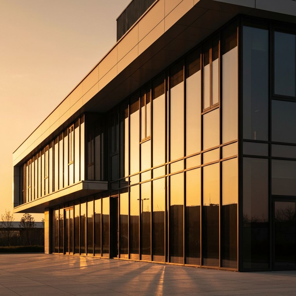 Modern corporate building